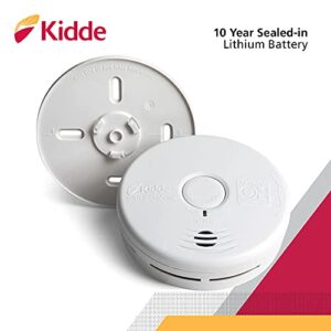 Kidde Smoke Detector & Carbon Monoxide Detector Combo with 10-Year Battery