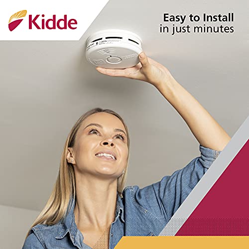 Kidde Smoke Detector & Carbon Monoxide Detector Combo with 10-Year Battery