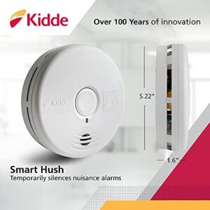 Kidde Smoke Detector & Carbon Monoxide Detector Combo with 10-Year Battery