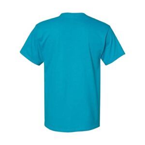 Hanes ComfortSoft® Short Sleeve T-Shirt XL Teal