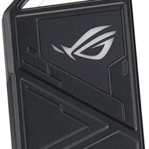 ASUS ROG STRIX Arion Aluminum Alloy M.2 NVMe SSD External Portable Enclosure Case Adapter, USB 3.2 Gen 2 Type-C (10 Gbps), USB-C to C and USB-C to A Cables, Fits PCIe 2280/2260/2242/2230 M Key/B+M Key