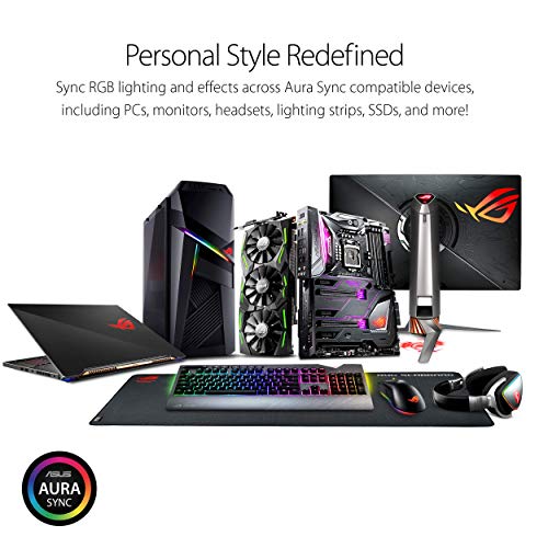 ASUS ROG STRIX Arion Aluminum Alloy M.2 NVMe SSD External Portable Enclosure Case Adapter, USB 3.2 Gen 2 Type-C (10 Gbps), USB-C to C and USB-C to A Cables, Fits PCIe 2280/2260/2242/2230 M Key/B+M Key