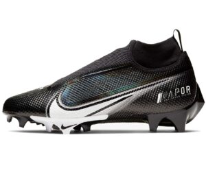 nike vapor edge pro 360 mens football cleat ao8277-001 size 10.5 black/white