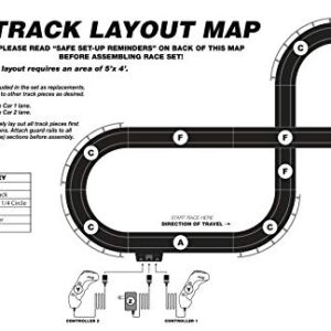 Auto World/VRC Hobbies Muscle Car Mayhem HO Scale Slot Car Race Set CP7605