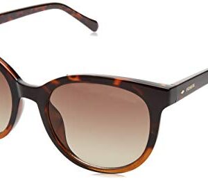 Fossil womens Fossil Female Style Fos 3094/S Sunglasses, Brown Havana, 51mm 19mm US