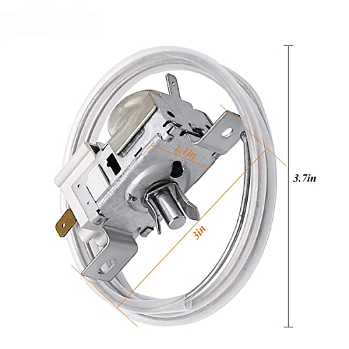 2198202 Refrigerator Cold Control Thermostat Replacement Compatible with Whirlpool Refrigerators Replaces 2161284 2198201 PS11739232 AP6006166 WP2198202