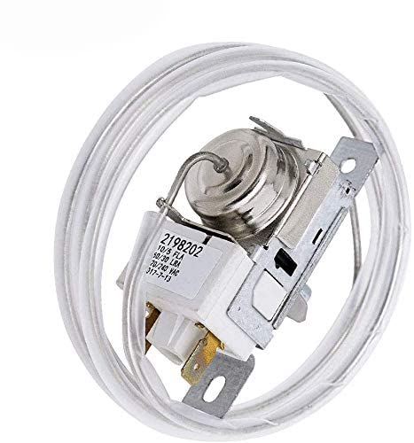 2198202 Refrigerator Cold Control Thermostat Replacement Compatible with Whirlpool Refrigerators Replaces 2161284 2198201 PS11739232 AP6006166 WP2198202