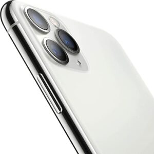 Apple iPhone 11 Pro Max, US Version, 64GB, Silver - Unlocked (Renewed)