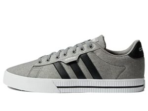 adidas men's daily 3.0 skate shoe, dove grey/core black/cloud white, 9.5