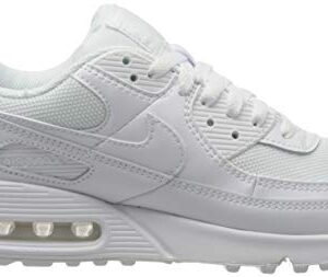 Nike Air Max 90 Running Shoe, White/White Wolf Grey, US 8.5 mens,