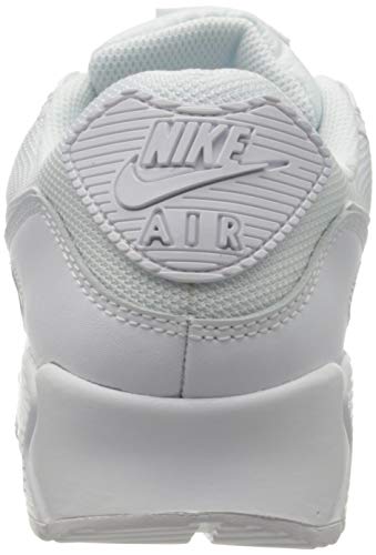 Nike Air Max 90 Running Shoe, White/White Wolf Grey, US 8.5 mens,