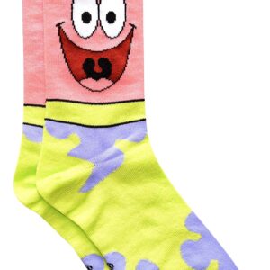 Hyp Spongebob Squarepants and Patrick Men's Crew Socks 2 Pair Pack