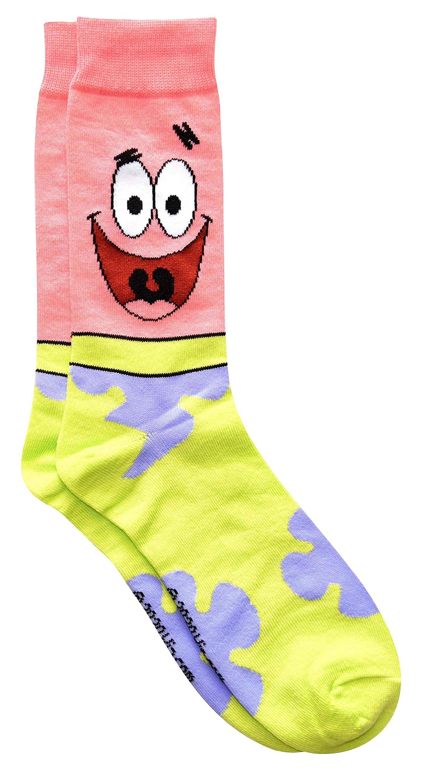 Hyp Spongebob Squarepants and Patrick Men's Crew Socks 2 Pair Pack