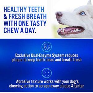 Virbac CET Enzymatic Oral Hygiene Chews for Dogs, Beef, 0.6 pounds, 8.4 Ounce (Pack of 1)