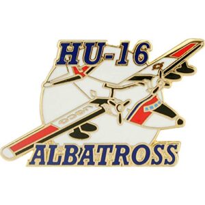 aircraft & helicopters, apl hu-16 albatross - original artwork, expertly designed pin - 1.5"