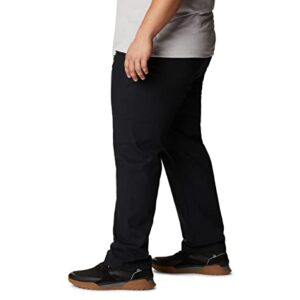 Columbia Flex ROC Pant Mens, Abyss, 42W x 32L Big Tall Black