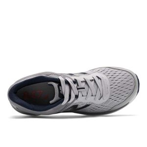 New Balance Men's 847 V4 Walking Shoe, Silver Mink/Gunmetal, 11 Wide