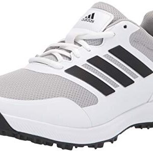 adidas Men's Tech Response Spikeless Golf Shoe, Ftwr White/Core Black/Grey Two, 9