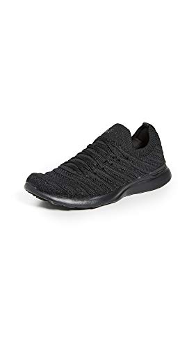 APL: Athletic Propulsion Labs Women's Techloom Wave Sneakers, Black/Black, 8 Medium US