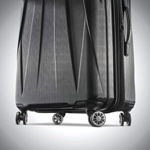 Samsonite Centric 2 Hardside Expandable Luggage with Spinners, Black, Checked-Large 28-Inch