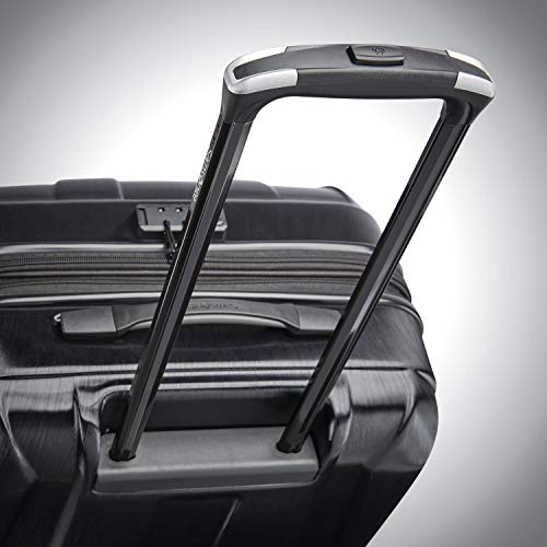 Samsonite Centric 2 Hardside Expandable Luggage with Spinners, Black, Checked-Large 28-Inch