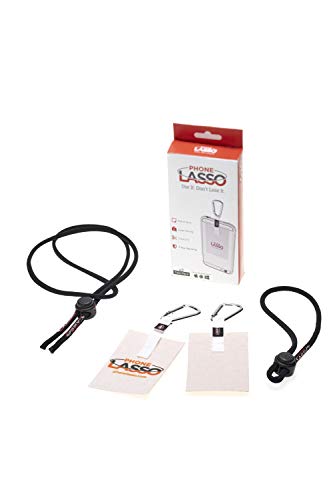 Phone Lasso Smartphone Wrist Strap & Grip Patch Tether With Wrist& Neck Lanyards Universal Fit On All iPods, Smartphones, DS Games, PDA's