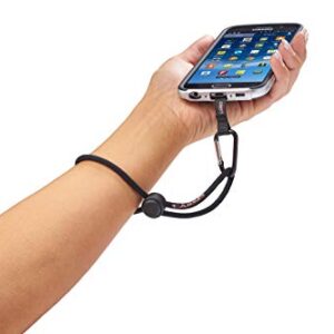 Phone Lasso Smartphone Wrist Strap & Grip Patch Tether With Wrist& Neck Lanyards Universal Fit On All iPods, Smartphones, DS Games, PDA's