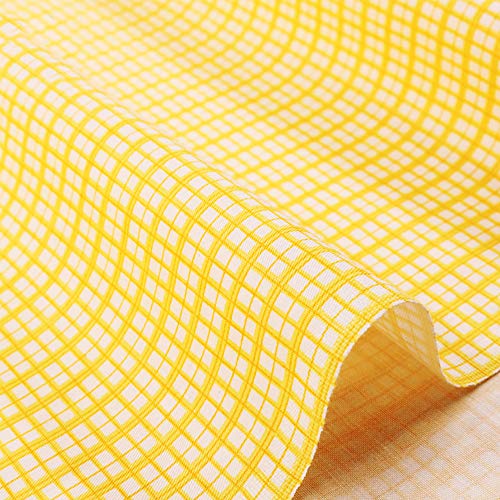 Hanjunzhao Yellow Fat Quarters Fabric Bundles 18x22 inch for Sewing Quilting Crafting