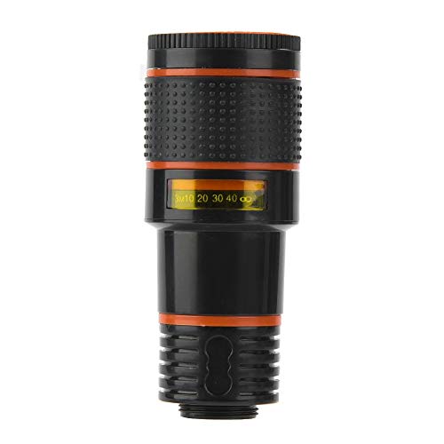 Cell Phone Camera Lens, Professional 12X Telephoto Lens， Telescopic Focusing Universal Phone Camera Lens for Mobile Phone Tablet Cell Phone Lens