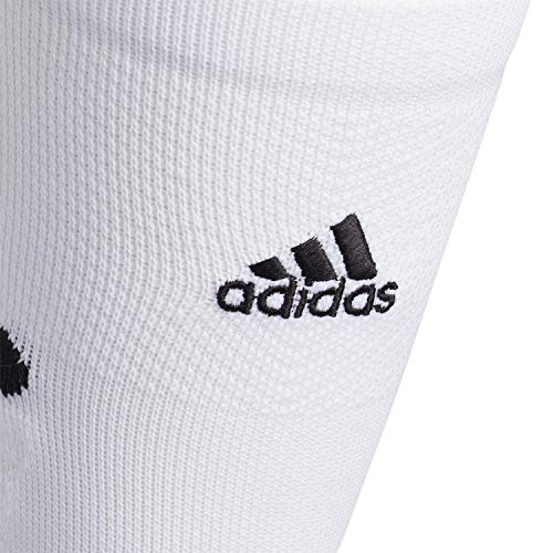 adidas Unisex Adizero Football Cushioned Crew Socks (1-Pair), White/Black, Large