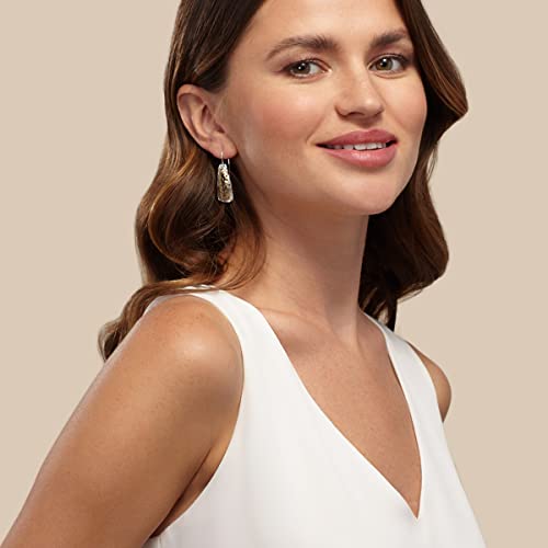 Silpada 'Cimarron Slopes' Two-Tone Tapered Drop Earrings in Sterling Silver & 14K Gold Plate