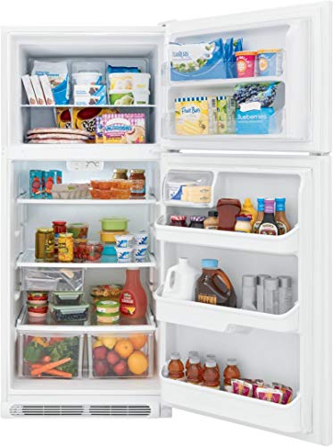 Frigidaire FFHT2033VP 30" Top Mount Refrigerator with 20.5 cu. ft. Total Capacity, LED Lighting, Store More Crisper Drawers, in Pearl White