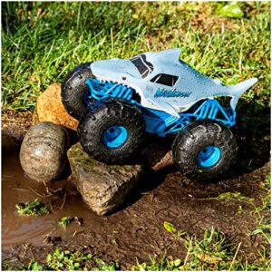 Monster Jam, Official Megalodon Storm All-Terrain Remote Control Monster Truck Toy Vehicle, 1:15 Scale