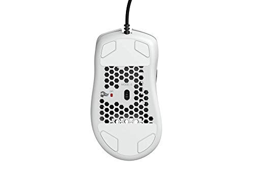 Glorious Gaming Mouse - Glorious Model D Honeycomb Mouse - Superlight RGB PC Mouse - 68 g - Matte White Wired Mouse