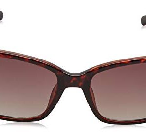 Fossil Women's Female Sunglass Style FOS 3095/S Oval, Dark Havana, 54mm, 18mm