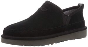 ugg romeo slipper, black, size 8
