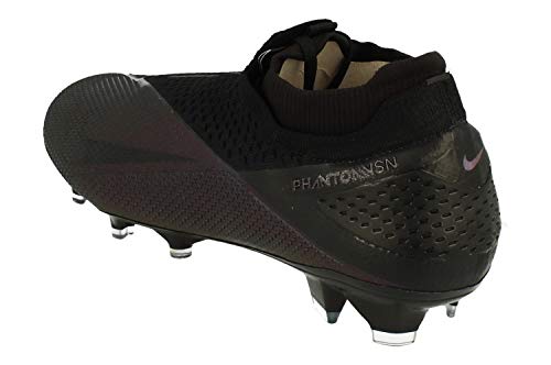 Nike Men's Phantom VSN 2 Elite DF FG (8, Black/Black)