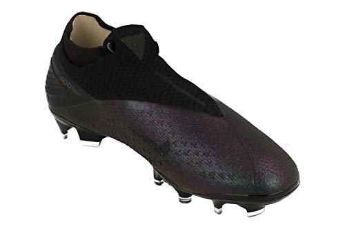 Nike Men's Phantom VSN 2 Elite DF FG (8, Black/Black)