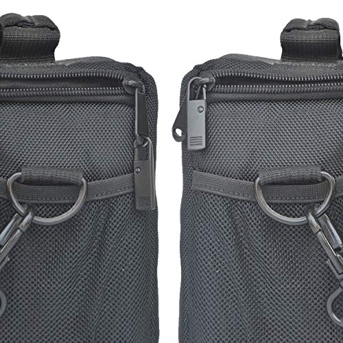 Zipper Pull Replacement Zipper Pulls Tab Luggage Zippers Pull Extension Easy Use Backpack Zippers Extender Handle Mend Fixer Repair for Suitcase (Black 2 Pcs)
