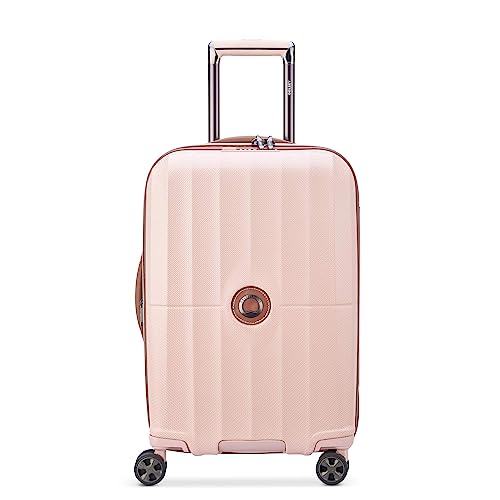 DELSEY Paris St. Tropez Hardside Expandable Luggage with Spinner Wheels, Pink, Carry-on 21 Inch