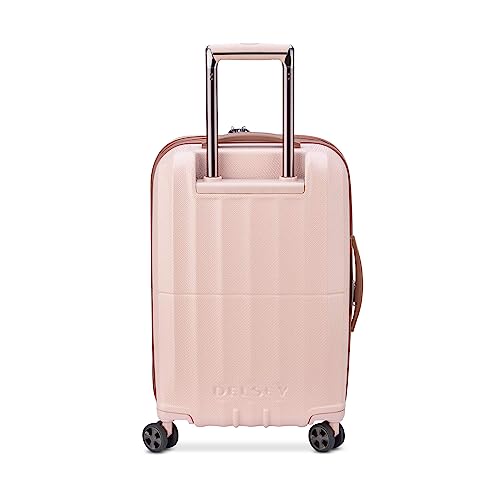 DELSEY Paris St. Tropez Hardside Expandable Luggage with Spinner Wheels, Pink, Carry-on 21 Inch
