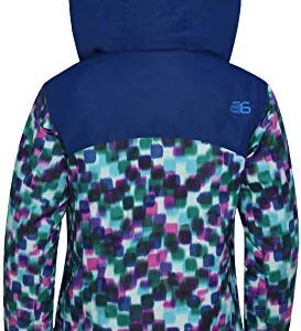 Arctix Kids Suncatcher Insulated Winter Jacket, Royal Blue/Bluebird Dots, Medium