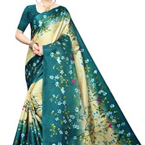 Anni Designer art silk with blouse piece Saree (RAMSHA-PINK_1 Free)