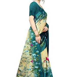 Anni Designer art silk with blouse piece Saree (RAMSHA-PINK_1 Free)