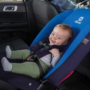 Diono Radian 3R, 3-in-1 Convertible Car Seat, Rear Facing & Forward Facing, 10 Years 1 Car Seat, Slim Fit 3 Across, Blue Sky