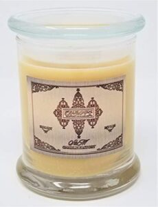 french vanilla candle ~12oz glass jar scented candles ~ 75 hour burn time ~ premium soy candles ~ made in usa (12oz glass jar cream)