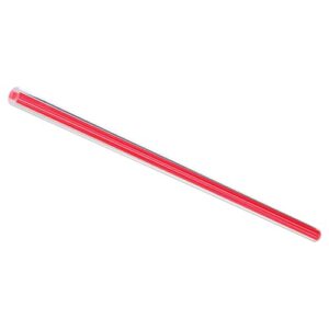 Fielect Red Straight Line Acrylic Round Rod Standard Plexiglas Tolerance Lightweight for DIY 10mm Diameter 250mm Height 1Pcs