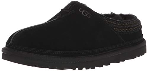 UGG mens Neuman Slipper, Black, 9 US