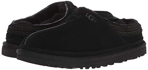 UGG mens Neuman Slipper, Black, 9 US