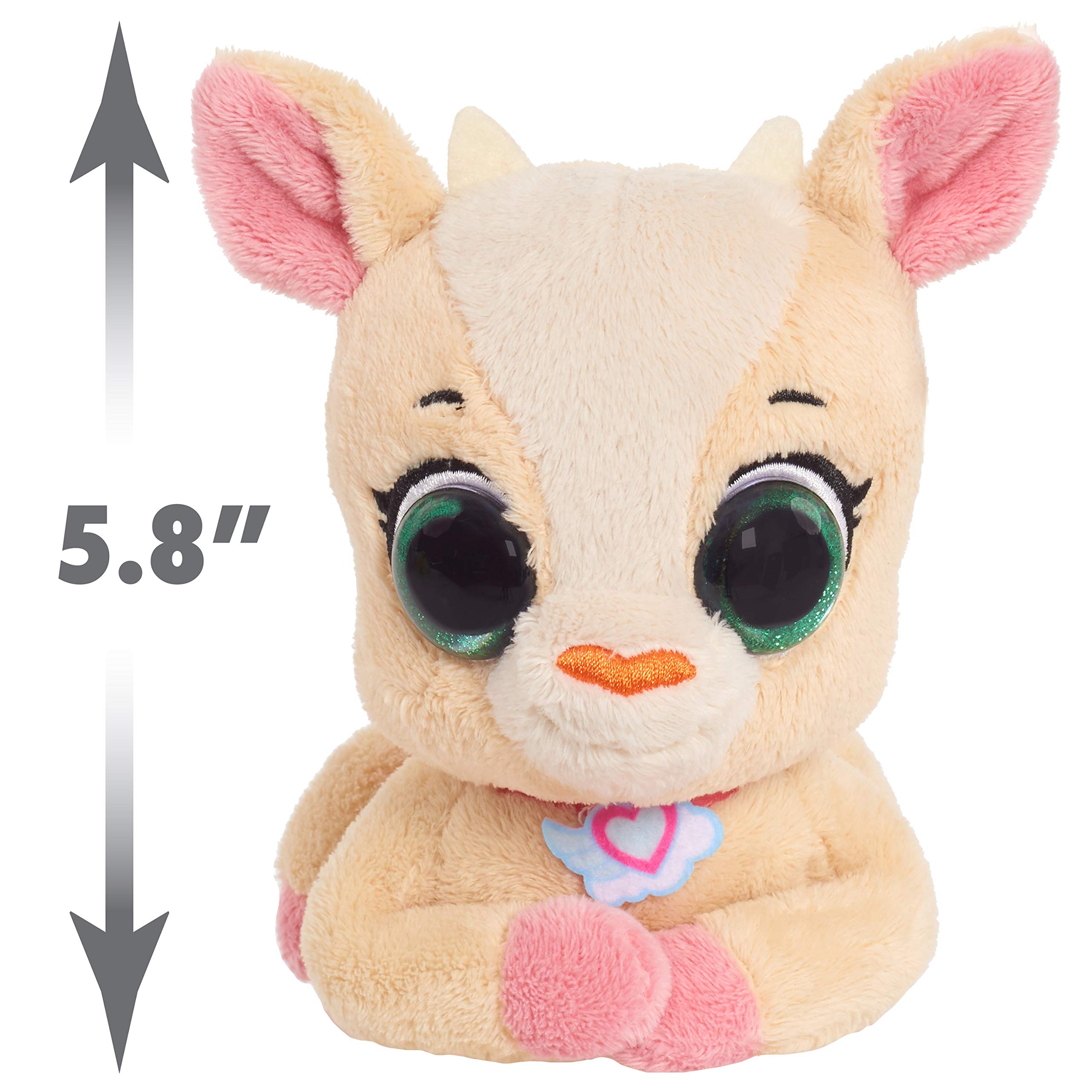 T.O.T.S Disney Junior Gracie The Goat, 6-inch Bean Plush, Officially Licensed Kids Toys for Ages 3 Up, Gifts and Presents by Just Play